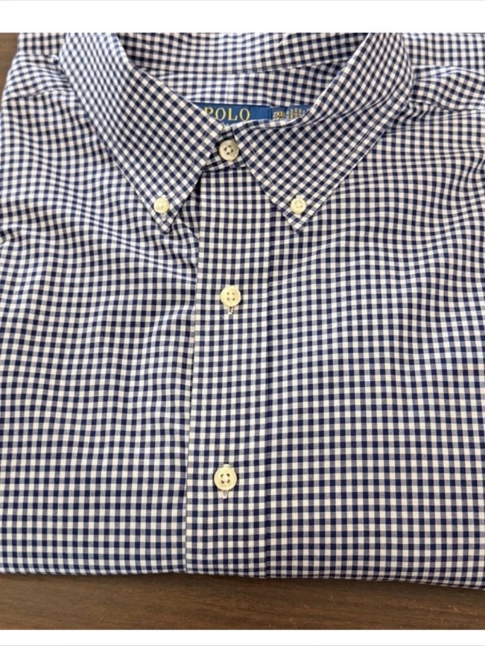 Polo by Ralph Lauren Big & Tall
2XB 2XL Stretch Micro
Gingham
Button Down Shirt - Picture 3 of 7